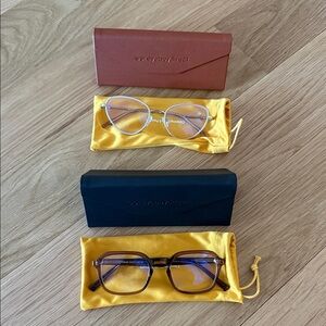 Eyebuydirect Women's Glasses - Gold and Brown